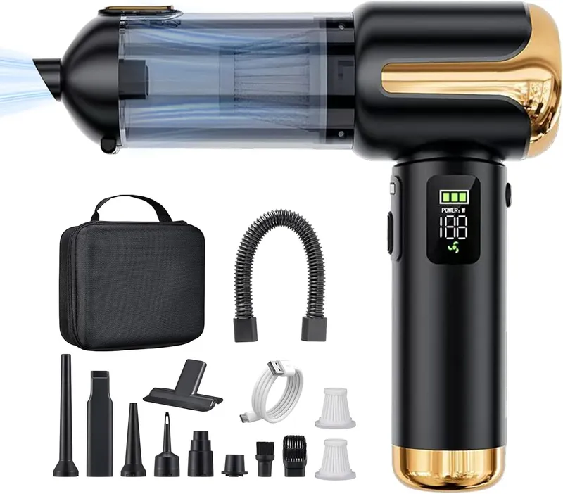 Lyiazsoy Handstaubsauger ST-6706A Plus – Schwarz / Gold